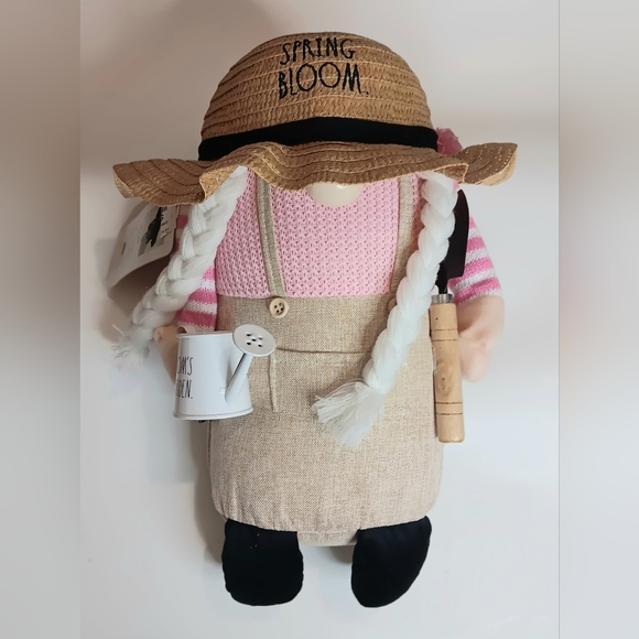 Rae Dunn, 15" Stuffed Garden Gnome. - Picture 1 of 5